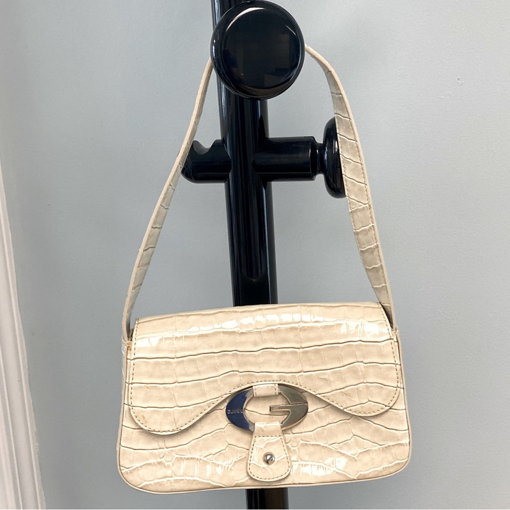 Cream Guess Mini Shoulder Bag